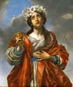 saint with golden heart